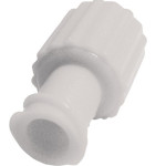Obturator Caps Luer Lock-White Male/Female - Pack 100