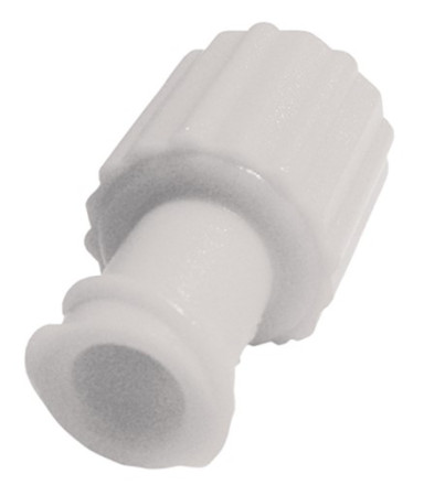 Obturator Caps Luer Lock-White Male/Female - Pack 100