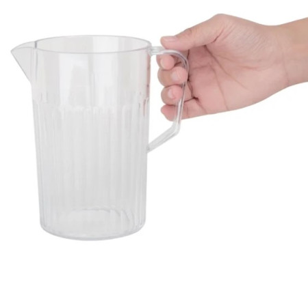 Jugs - Clear Plastic - 0.9ltr
