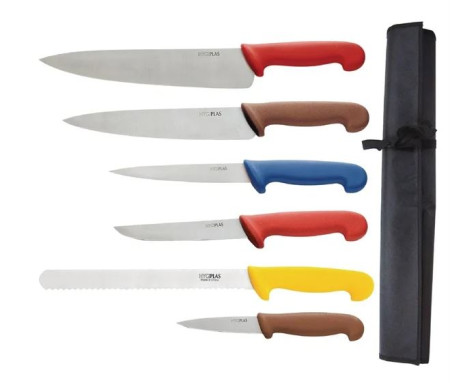Colour Coded Chefs Knife Set 6 Piece