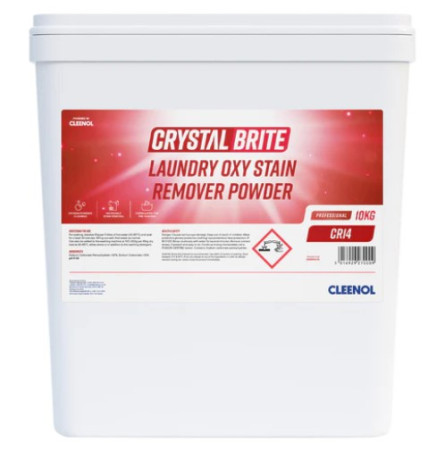 Crystalbrite Laundry Oxy Stain Remover Powder - 10KG
