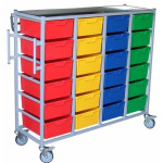24 Tray 6x4 Karri-Cart with Hanging Rail
