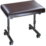 Adjustable Height Legrest with 4 Braked Castors
