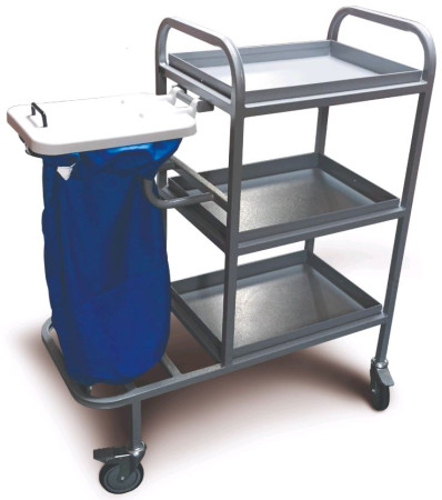 Bed Changing Trolley 3 Tier - 1 Bag Holder