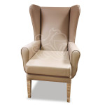 Quantum Lounge Chair In Cadet Chai (Beige)
