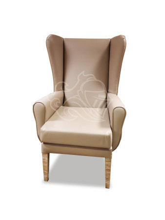 Quantum Lounge Chair In Cadet Chai (Beige)
