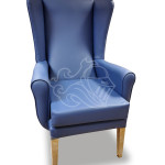 Quantum Lounge Chair In Cadet Hyacinth (Blue)