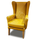 Quantum Lounge Chair In Cadet Mustard (Yellow)