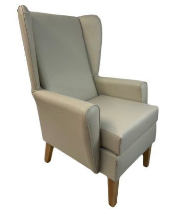 Paragon High Back Chair in Panaz Cadet Zest Cream
