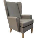 Paragon High Back Chair in Panaz Cadet Zest Ash