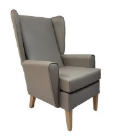Paragon High Back Chair in Panaz Cadet Zest Ash