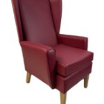 Paragon High Back Chair in Panaz Cadet Zest Cherry