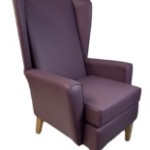 Paragon High Back Chair in Panaz Cadet Zest Grape