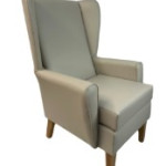 Paragon High Back Chair in Panaz Cadet Zest Putty