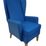 Paragon High Back Chair in Panaz Cadet Zest Royal