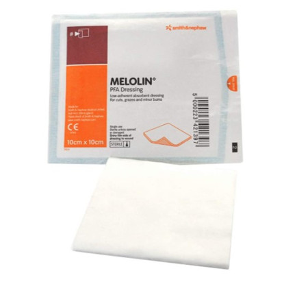 Melolin - Non-adherent Dressing - 10x10cm
