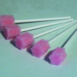 Mouth Swabs - Pink - Sterile