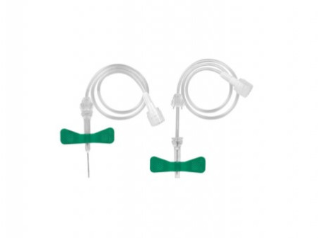 Butterfly Winged Infusion Set Green - 21Gx3/4"