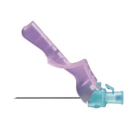 BD Eclipse Hypodermic (Blue) Safety Needle - 23G 1"