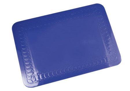 Anti Slip Table Mat - Blue 25 x 18cm