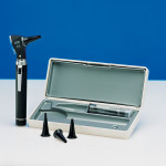 Optima Mini Pocket Otoscope with Case & Spare Xenon bulb