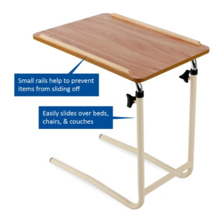 Overbed Table W/O Castor Fixed Option