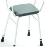 Adjustable Perching Stool With Arms