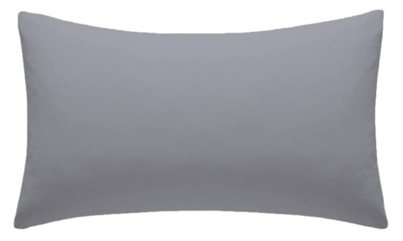 Polycotton Pillowcase  - Pair Grey