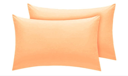 Polycotton Pillowcase - Pair Peach