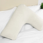 V Polycotton Pillowcase Cream