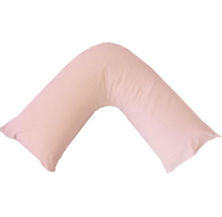 Pillowcase - V-Shaped F/R Sleep-Knit (Cream)