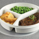 Scoop Dish w/ partitions & lid