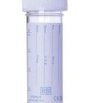 Urine Sample Pot - 60ml Clear Plastic
