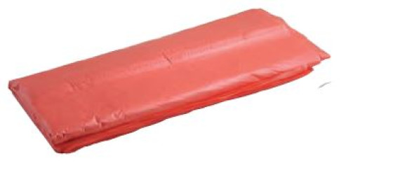 Soluble Strip Laundry Sacks (RED) 18x28x38"
