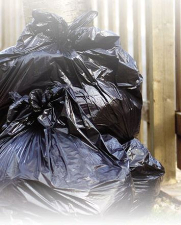 Sacks Refuse (Black) 39" - S/D Cable Sack
