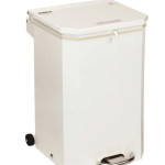 Sack Holder (Bin) F/R - 50Ltr Yellow Lid (Pedal & Hand Open)