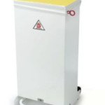 Free Standing Sack Holder 70L Pedal & Hand Operated - White