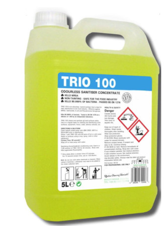 Trio 100 Sanitiser Concentrate Bactericidal - 5ltr