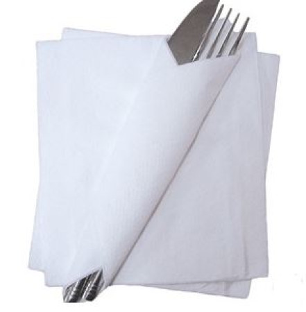 White 2 Ply Serviettes Case 20 x 100