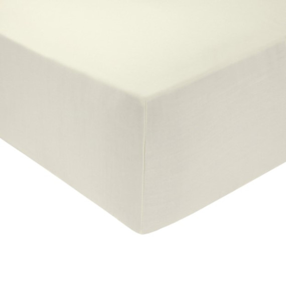 Polycotton Fitted Sheet Single (White)