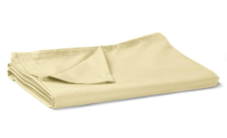 Polycotton Flat Sheet - Single (Cream)