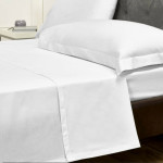Cotton Flat Sheet (100%) S/B White