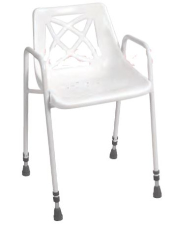 Stationary Adjustable Height Shower Chair