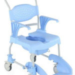 Aqua Shower/Commode Chair with Braked Castors