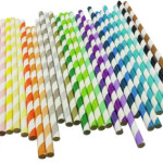 Straws - Paper - Striped (250 Box)