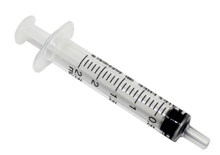 Syringe - 2ml - Luer Slip Emerald
