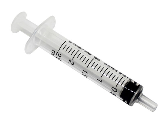 Syringe - 2ml - Luer Slip Emerald