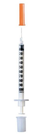 Syringe - 1ml - Insulin - with needle