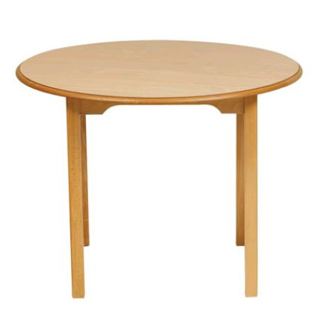 Circular Dining Table - 41" Natural Wood - Standard Top