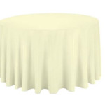 Table Cloth - Apollo Rose 68" Circular - Ivory